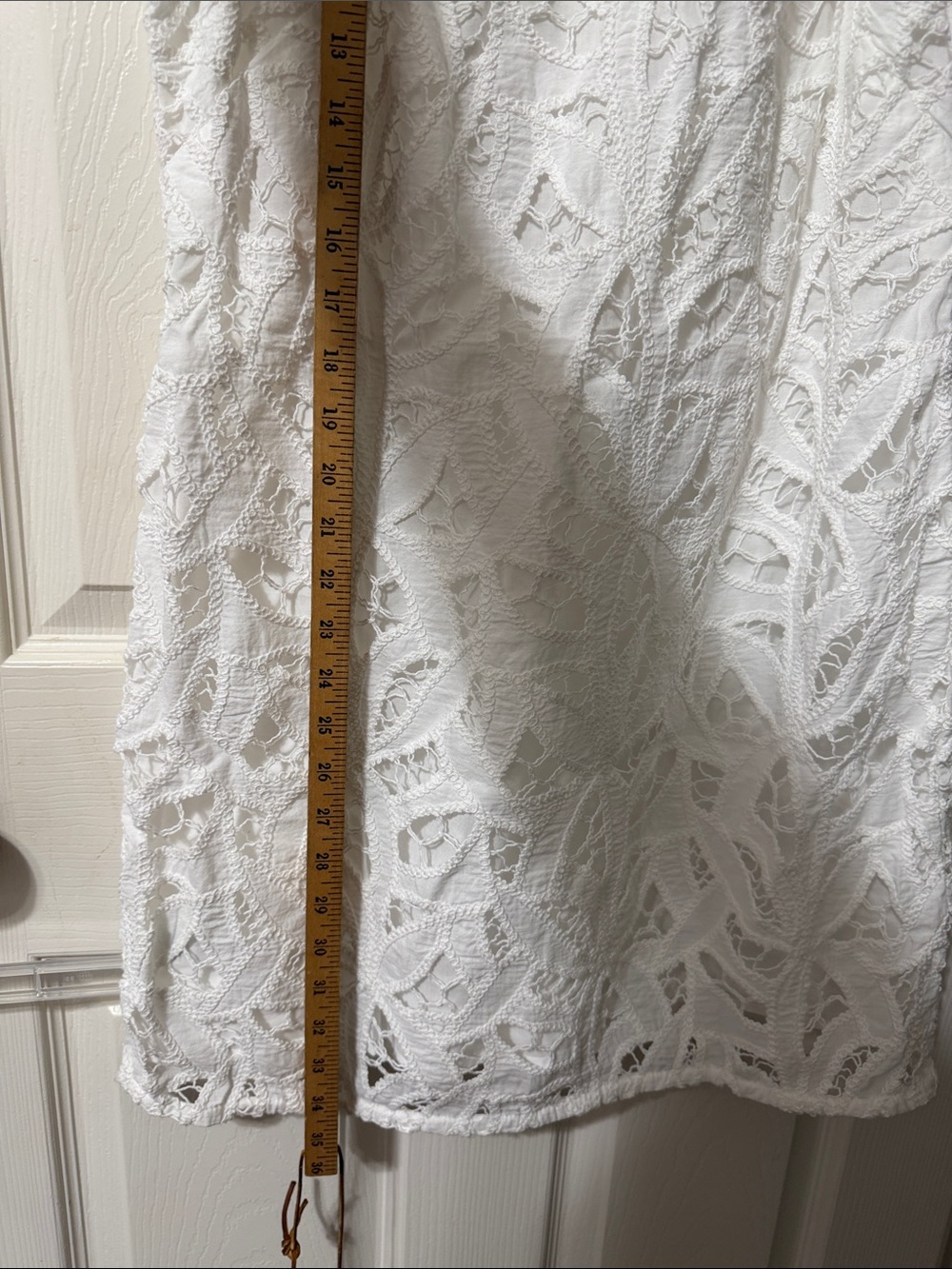 LOFT White Crochet Lace Dress - Picture 4 of 13